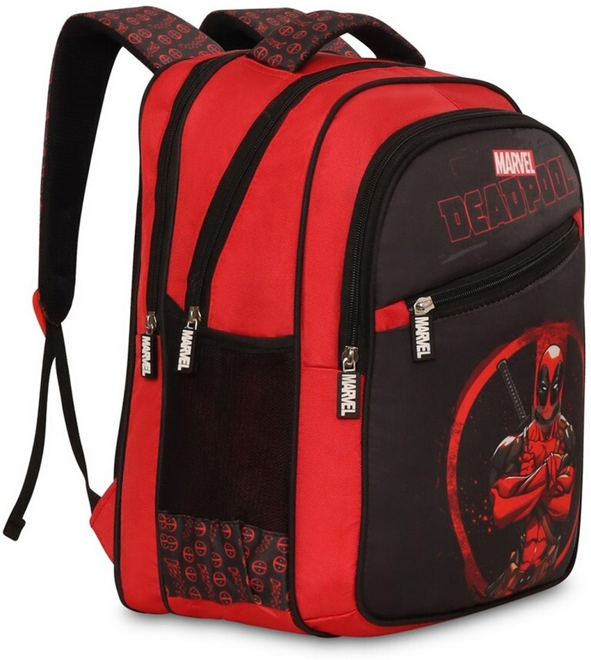 Flipkart Priority 16 Inch Marvel Deadpool Printed School Bag School Bag