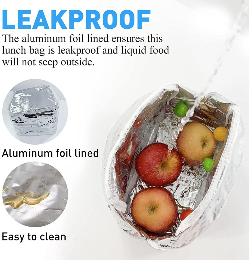 bagsworks Grey Waterproof Lunch Bag - Lunch Bag