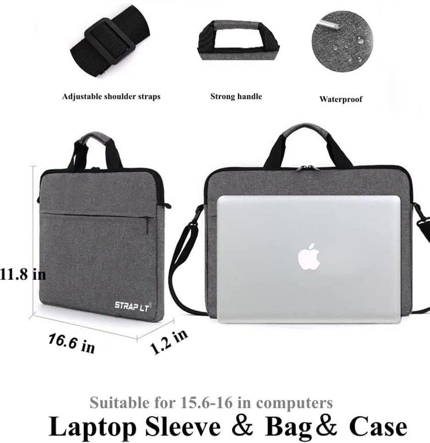 Straplt Laptop Bag Sleeve For 15 Inch 15.6 Inch Laptop Case Cover Pouch MacBook Pro Waterproof Laptop Sleeve Cover