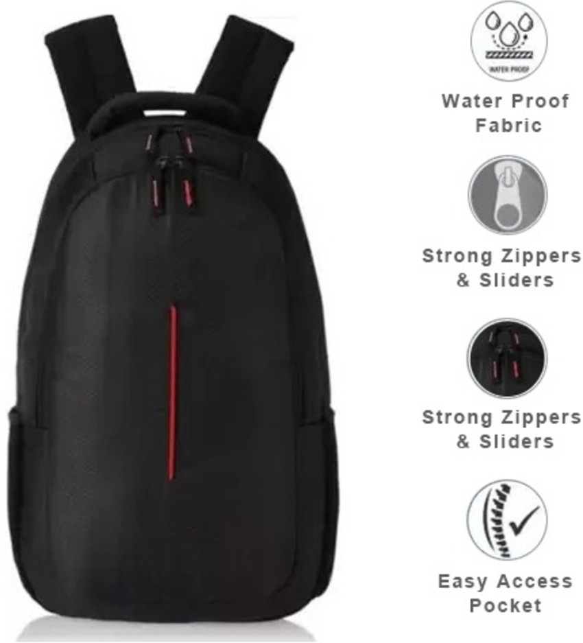 The Iconic Laptop and School bag 22 L Laptop Backpack Black Price in India Flipkart