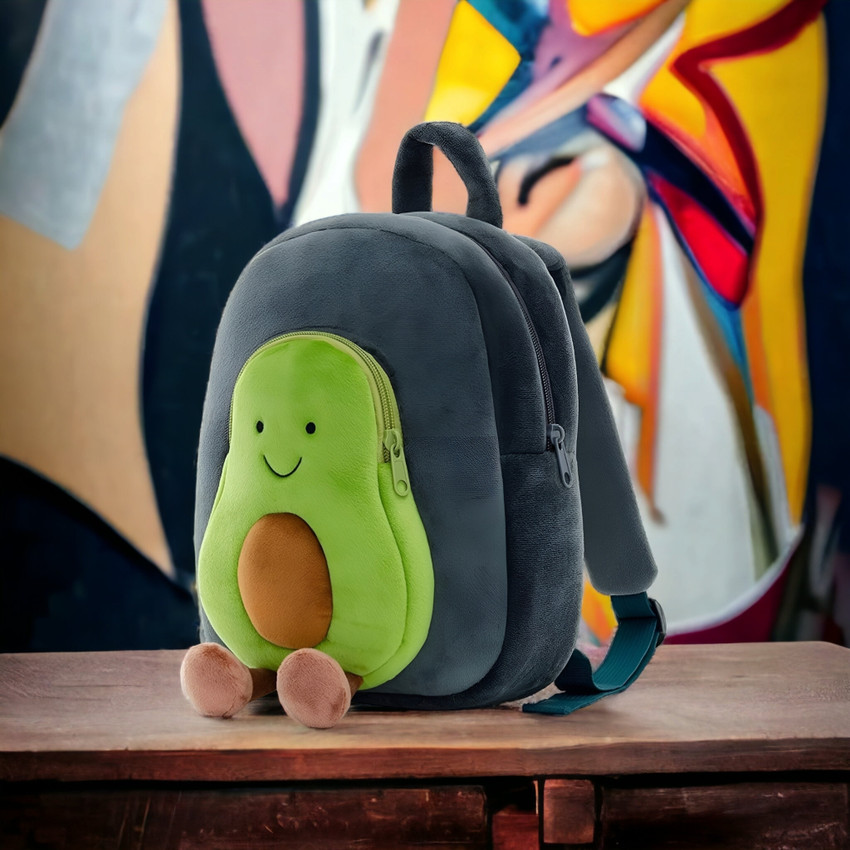 Flipkart BlingNBeats Avocado Plush Bag for 2 to 6 years kids 10L School Bag School Bag
