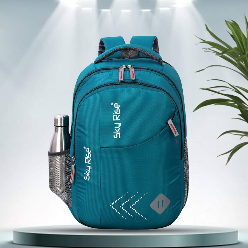 SKY RISE School bag for Men Women Boys Girls Office School College Teens Students 35 L Laptop Backpack GREEN Price in India Flipkart