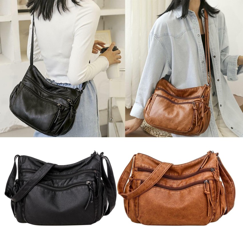Leather bag made by Ladybuq big oversize style bag