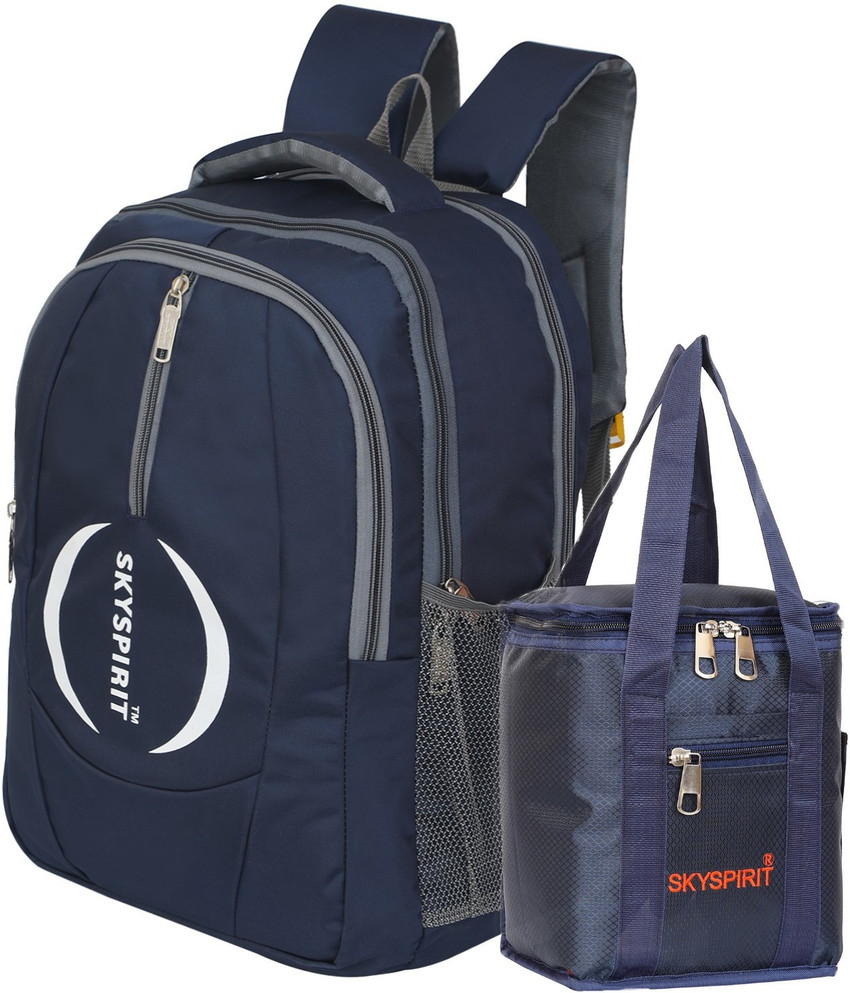 Flipkart sky spirit Large 35L Backpack Lunch bag For 4th to 6th class Waterproof School Bag School Bag