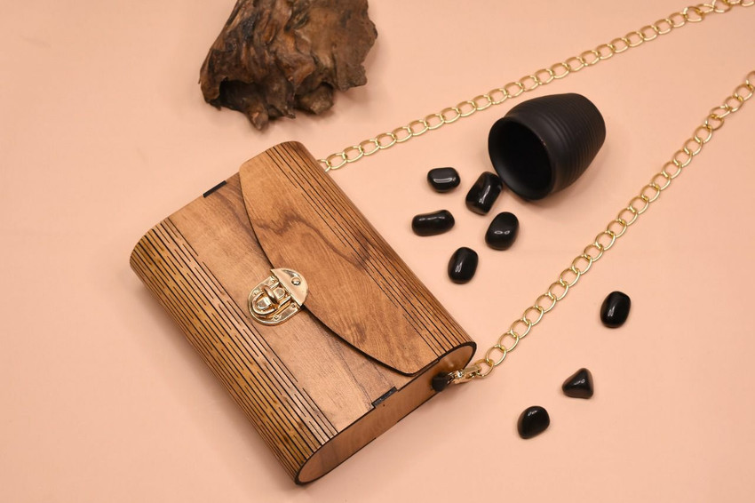 Antique clearance wooden purse
