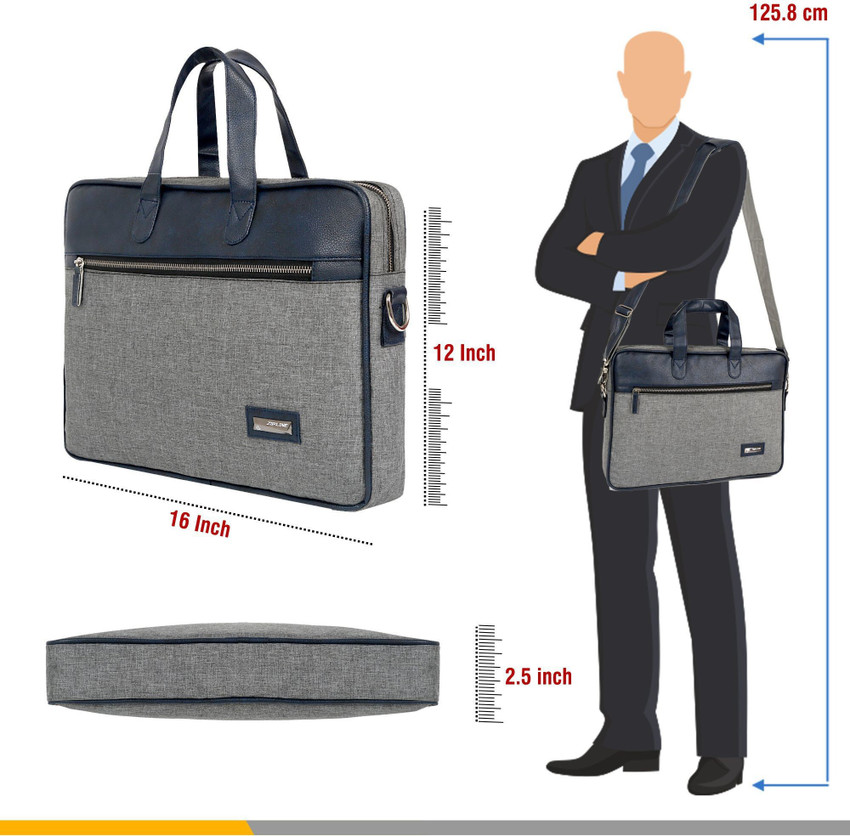 Flipkart ZIPLINE Super Executive Laptop Bags Men Waterproof Laptop Bags Office Bag for Men Waterproof Multipurpose Bag Multipurpose Bag