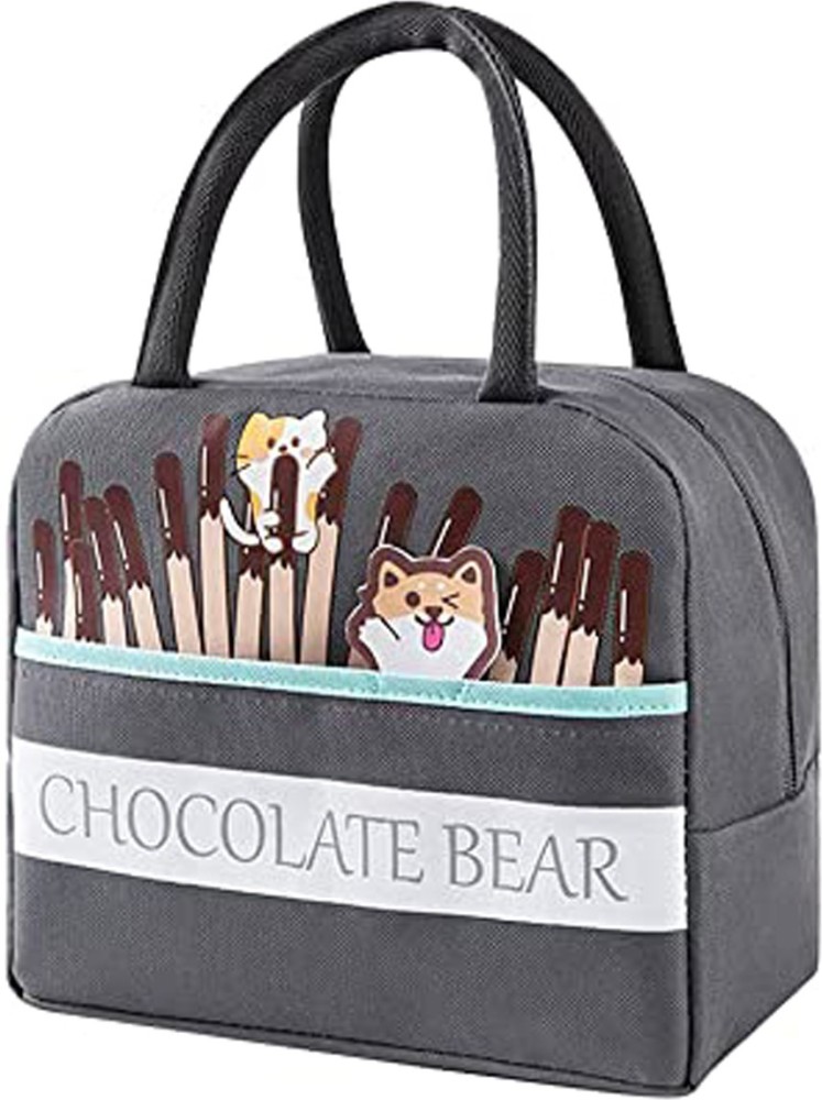 Bear Thermal Insulated Lunch Bag Box Portable Reusable Lunch Bag Cooler  Tote Lunch Bag For Boys Girls School Office Picnic