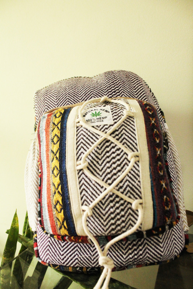 Pure hemp thc free backpack shop