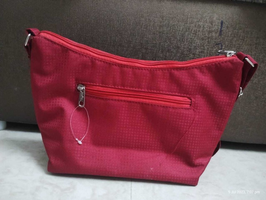 Authentic Vintage Lacoste Messenger Bag Shoulder Bag, Red