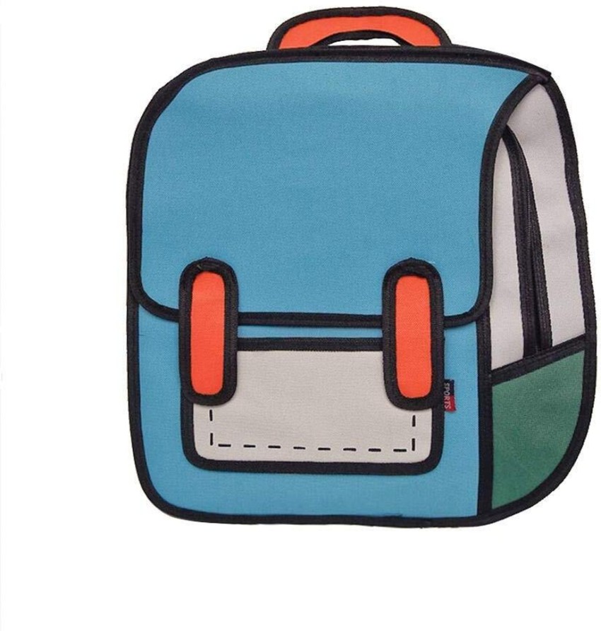 3d cartoon best sale backpack