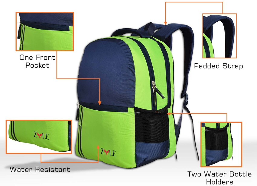 Flipkart Zyle Large Stylish NEON COLOR School Office Backpack for boys girls women Trendy Waterproof Backpack Backpack