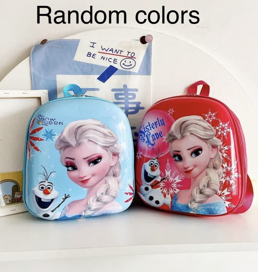 Flipkart tanvi treasure Frozen kindergarten hardcase school bags for kids girls Waterproof Shoulder Bag Shoulder Bag