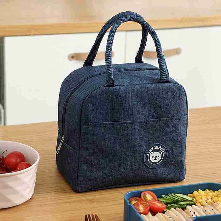 Flipkart KEETLY Polyester Lunch Bags for Office Women Men Insulated Travel College School Lunch Bag Lunch Bag
