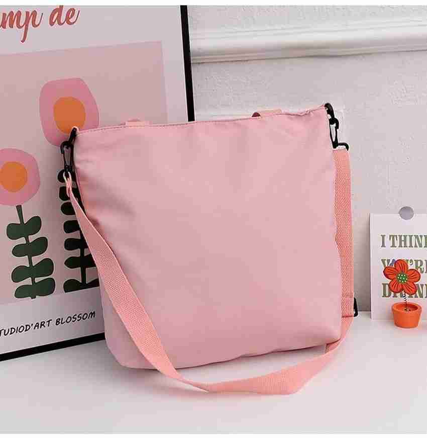 sameencollection Pink Tote Nylon cloth women's bag new shoulder bag Korean version sweet and fashionable PINK - Price in India | Flipkart.com sameencollection Pink Tote Nylon cloth women's bag new shoulder bag Korean version sweet and fashionable PINK - Price in India | Flipkart.com