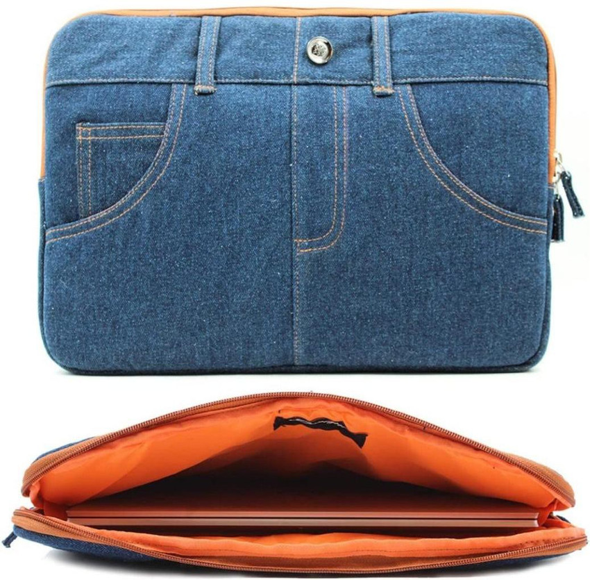 Denim laptop case outlet