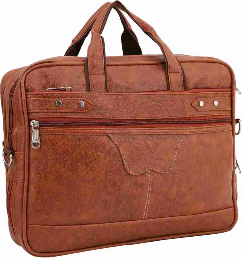 Hometail Faux Leather Laptop Bag for 15.6 In Laptops Business Formal Professional Office Laptop Bag Hometail Flipkart