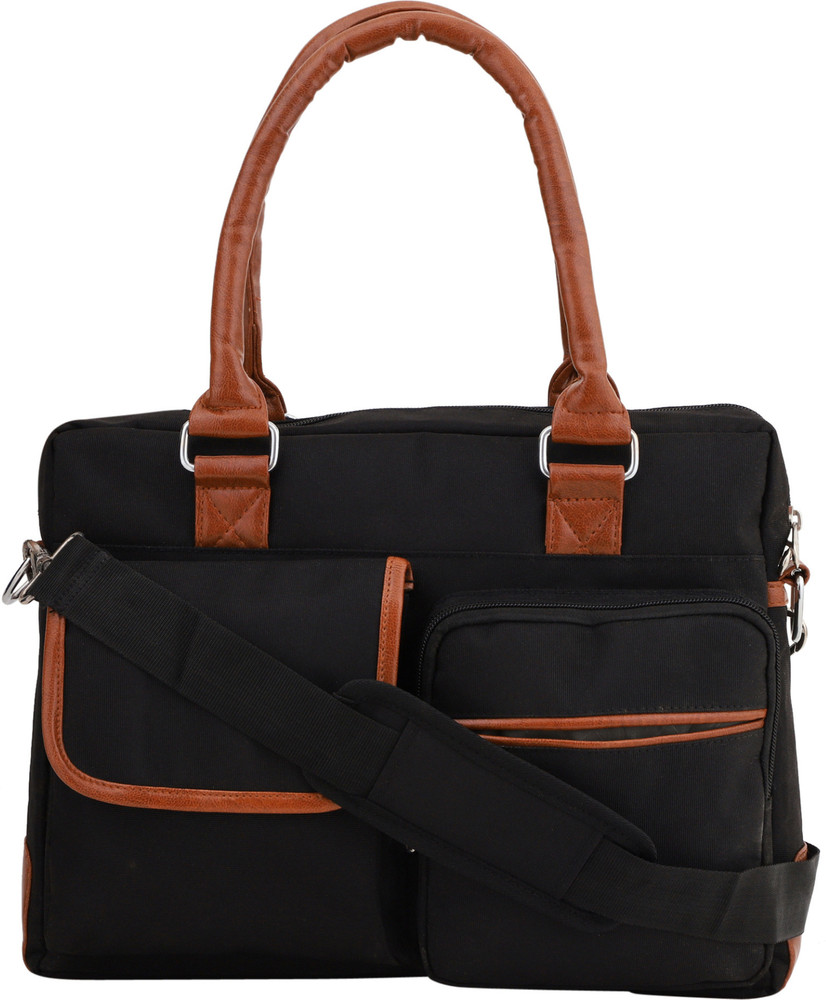 Hometail Premium Canvas Laptop Bag Upto 15 Inch Laptop Corporate