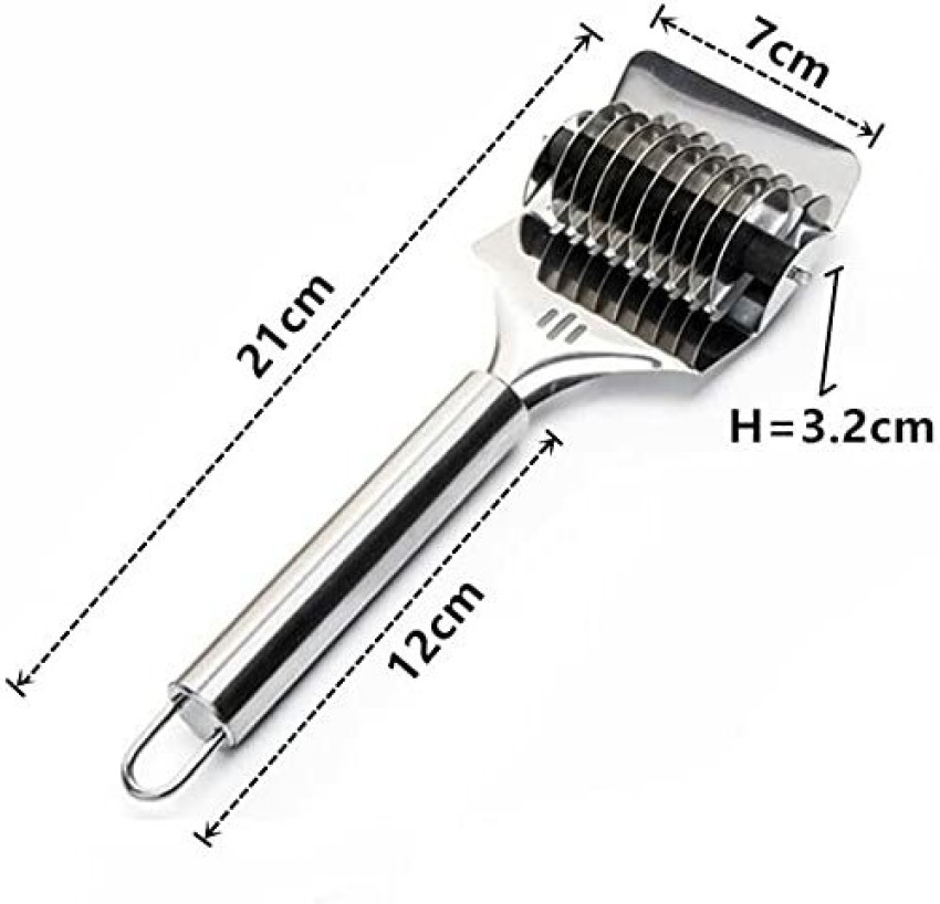 H&M Store Stainless Steel Roller Noodle Cutter Docker Dough Cutter Tool  Kitchen Helper Pastry Cutter Price in India - Buy H&M Store Stainless Steel  Roller Noodle Cutter Docker Dough Cutter Tool Kitchen