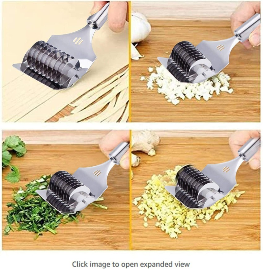 Stainless Steel Noodle Maker Roller Docker Dough Cutter Tool Kitchen Helper Pastry  Cutter