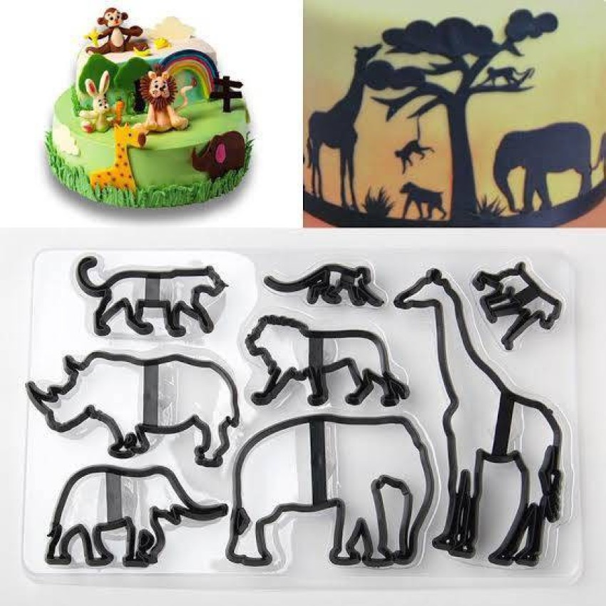 Jungle Animal Fondant Cake Tutorial/Wild Animal Cake Toppers - YouTube