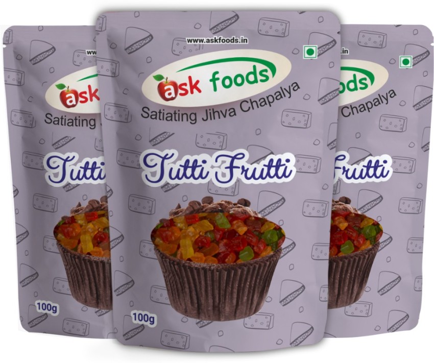 Buy Ask Foods Tutti Frutti 100 Gm Online At Best Price of Rs 40 - bigbasket