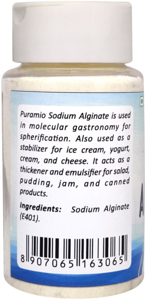 PURAMIO Sodium Alginate, for Stabilizer,Thickening,, 800g Raising  Ingredient Powder Price in India - Buy PURAMIO Sodium Alginate, for  Stabilizer,Thickening,, 800g Raising Ingredient Powder online at