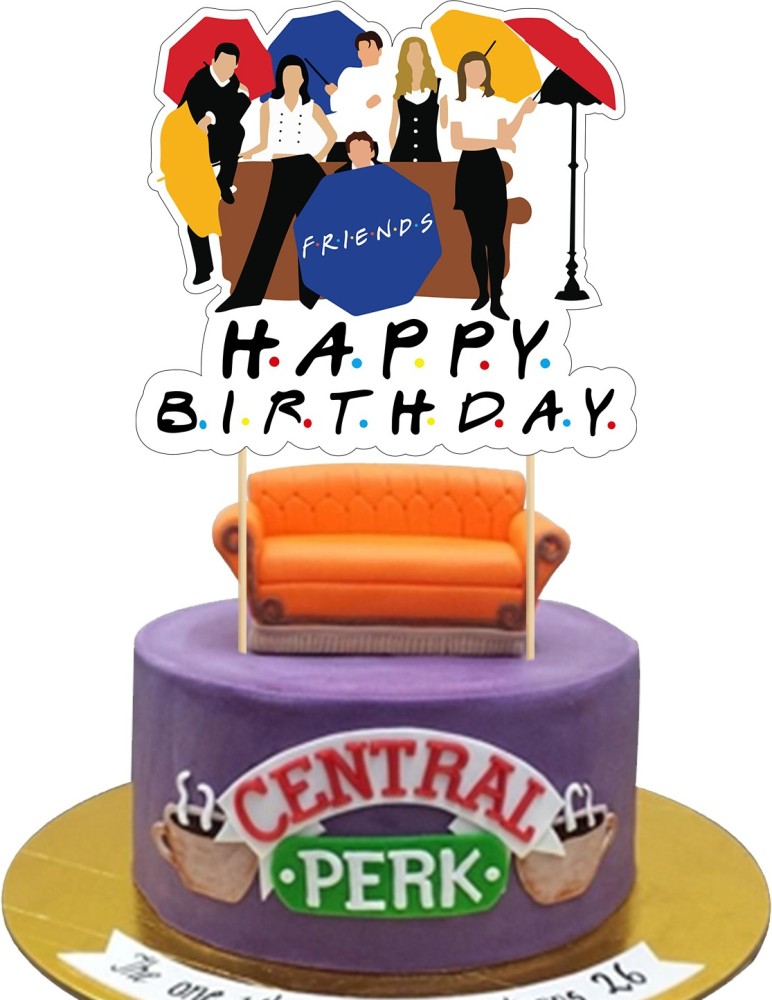 Central Perk Edible Icing Logo Cake Decor | eBay