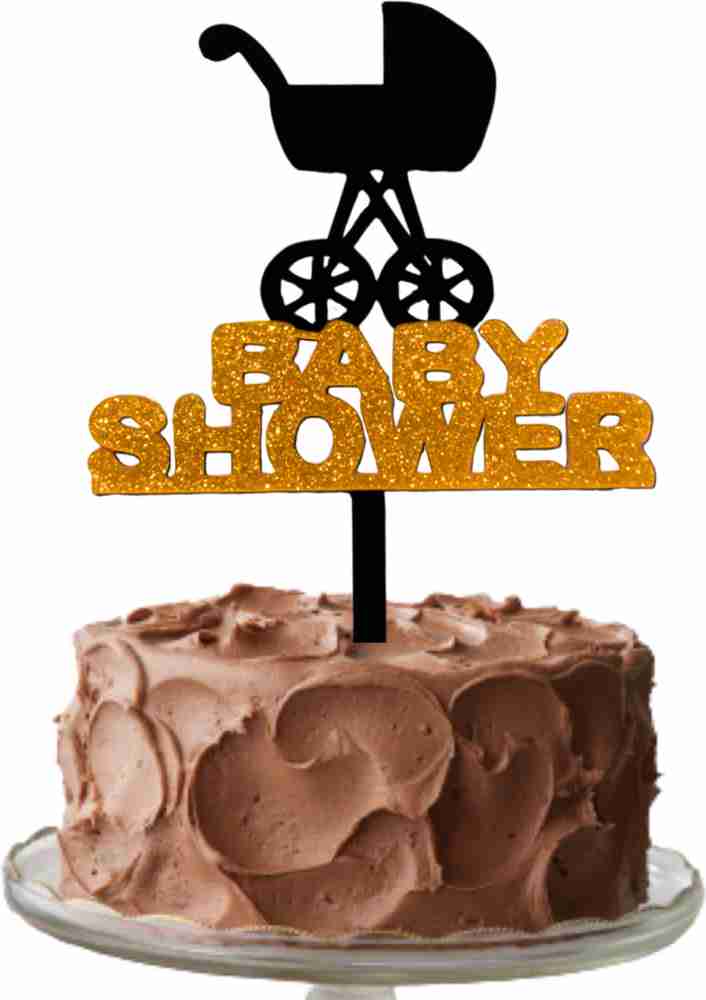 Baby stroller cake best sale topper