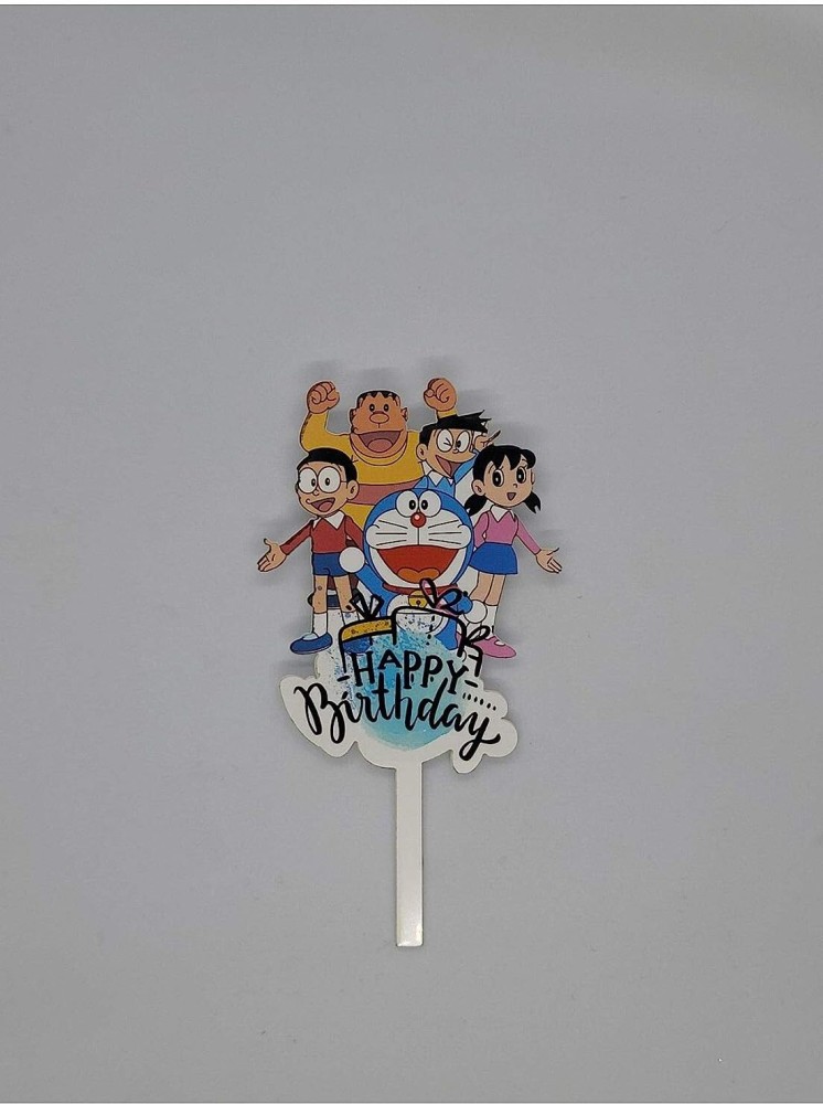 Decor Equip 'Doraemon Tag' Cake Topper - Bansal Food Decor Plaza