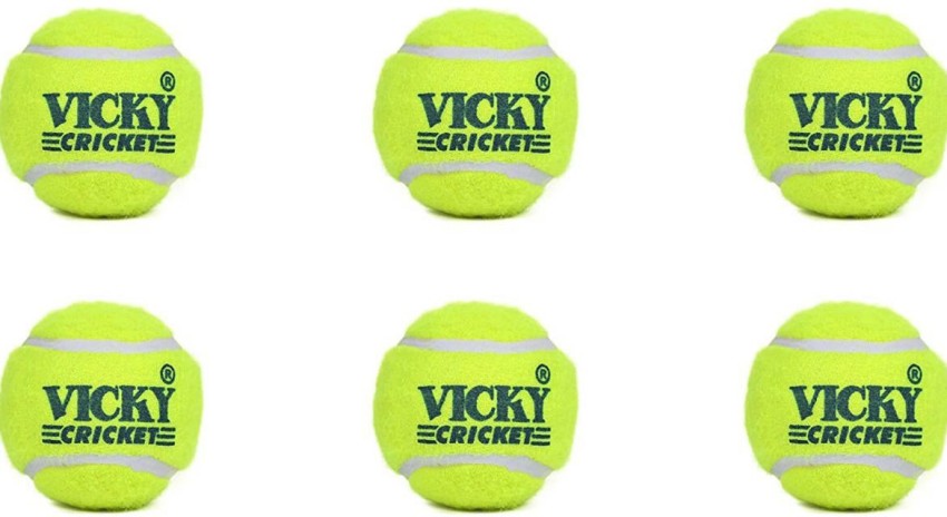 Leather Yellow Cosco Swing Tennis Cricket Ball Light Weight, Size