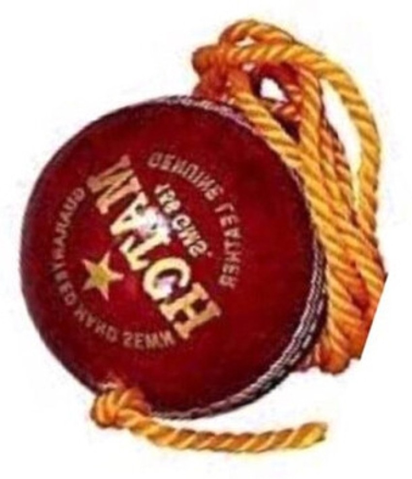 nizex Tough Leather Hanging Ball / Red Color , for shot practice, 1 Ball ,gc91 Cricket Training Ball