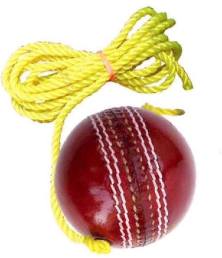 nizex Leather Cricket Hanging Ball / Red ,For Shot Practice ,1 Ball Pack ,xn83 Cricket Training Ball