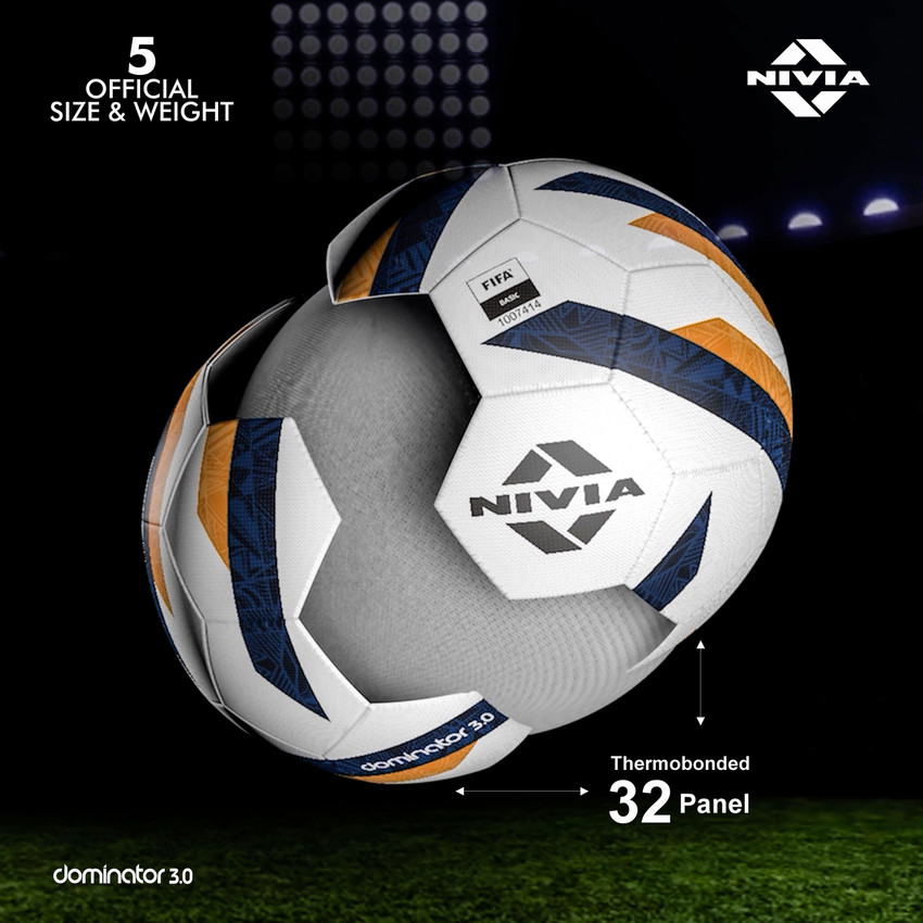 NIVIA Dominator 3.0 Football Size 5 Buy NIVIA Dominator 3.0 Football Size 5 Online at Best Prices in India Sports Fitness Flipkart