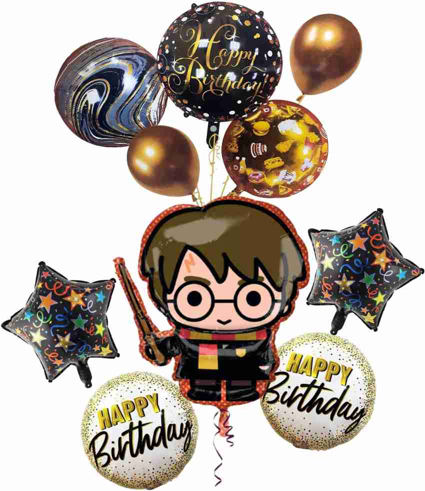 Atpata Funky Printed Harry Potter Foil Balloon for Hogwarts  theme Magic Wizard Birthday Party Balloon - Balloon