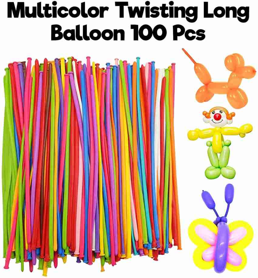 Long Balloons For Balloon Animals Twisting Balloons, 100pcs Balloon Animal  Kit 260q Balloons Magic Balloons for Birthday Party Decorations