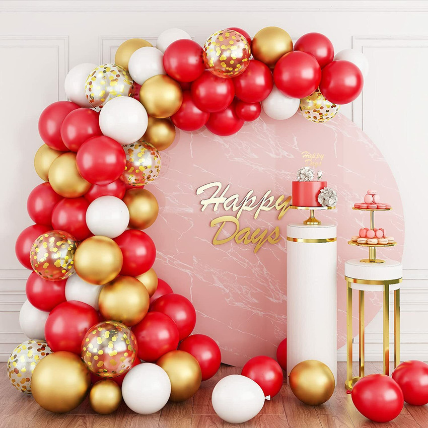 White and red balloons new arrivals