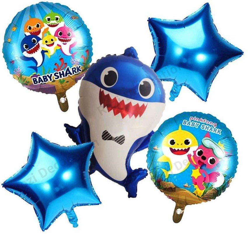 Baby Shark Theme Foil Balloon