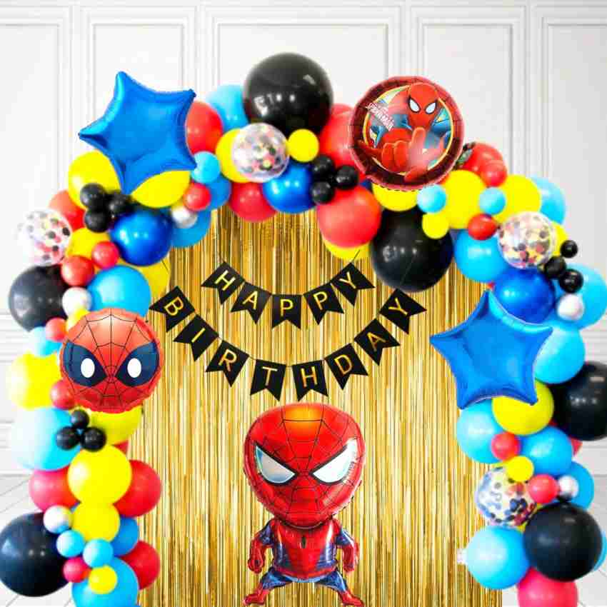 Décoration murale, ballons gonflable, Spiderman
