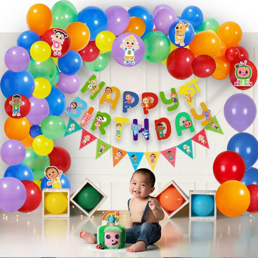 Get cocomelon birthday party decorations for your child's birthday!