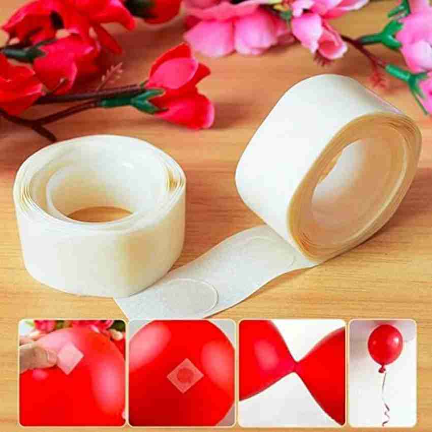 500pcs Point Dots Balloon Glue Tape ,Double Sided Dots Stickers Removable  Adhesive Point Tape Balloon Arch Garland Decorating point sticky Strip for