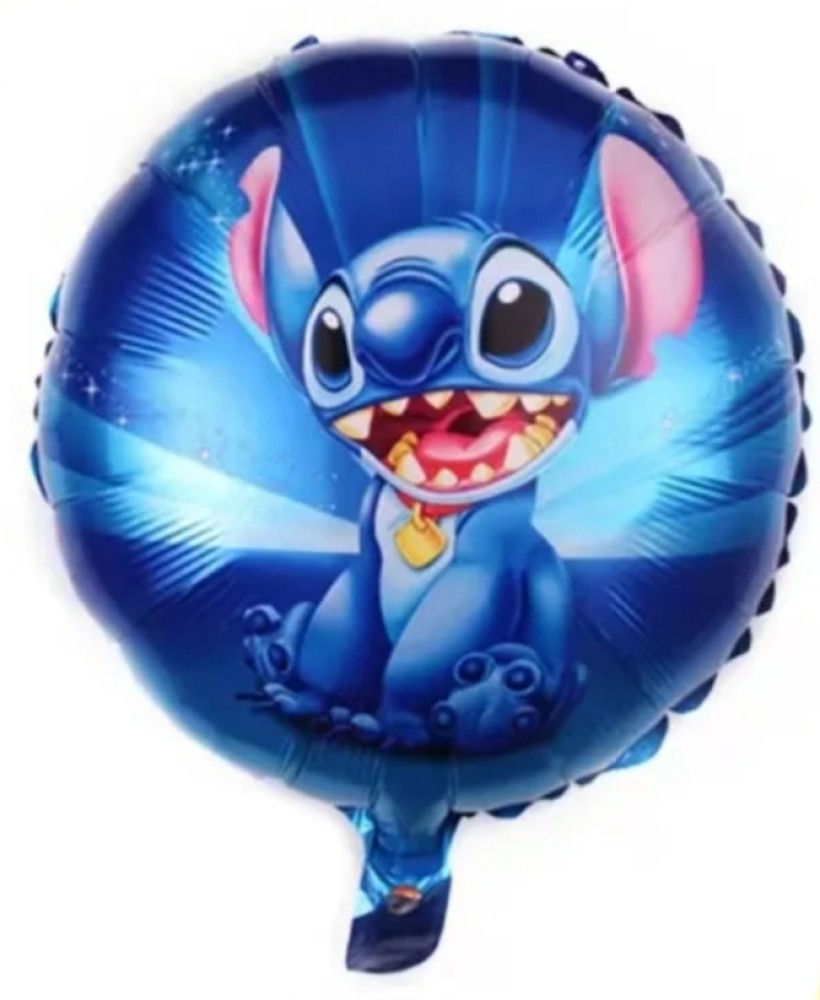 Fun Affairs Lilo and Stitch Foil Balloons for Kids Birthday, Chiller Party  Decoration, 5 Pcs Set, Blue