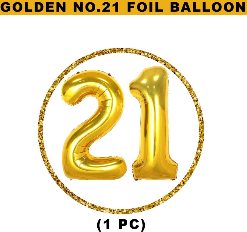 Balloonistics Solid Rose Gold Number Twenty Foil Balloon 40  Inch Balloon - Number 20 Balloon - Balloon