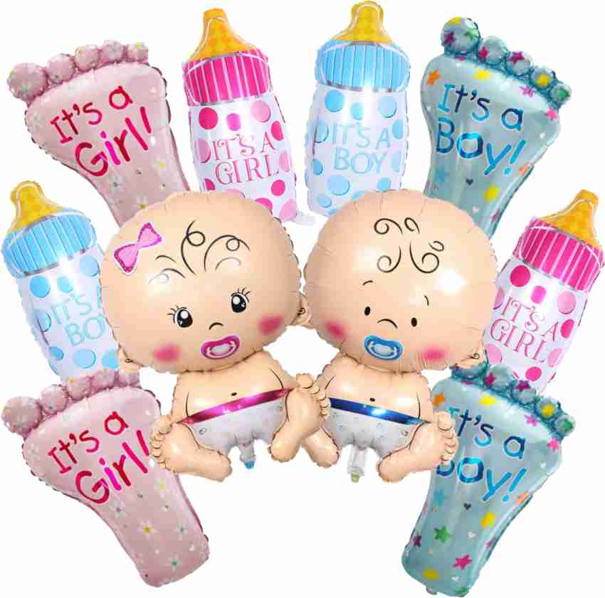 Party Decorz Printed Baby Shower Foil Balloons (Small Size)  Balloon - Balloon