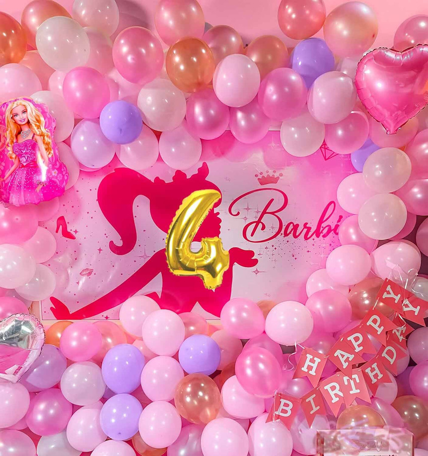 Barbie 4th birthday party on sale