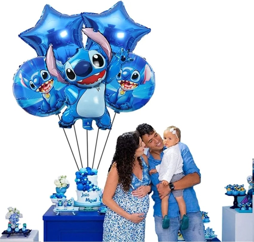 Fun Affairs Printed Lilo & Stitch Foil balloon Stitch  birthday party decoration, kids birthday party Balloon Bouquet - Balloon  Bouquet