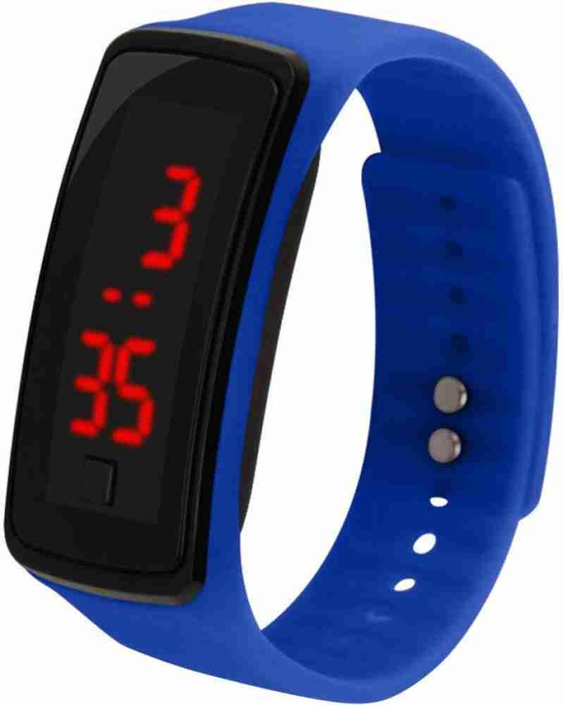 Elevea Silicone Bracelet Big Screen Led Digital Watch with Adjustable Strap Smartwatch Price in India Buy Elevea Silicone Bracelet Big Screen Led Digital Watch with Adjustable Strap Smartwatch online ...