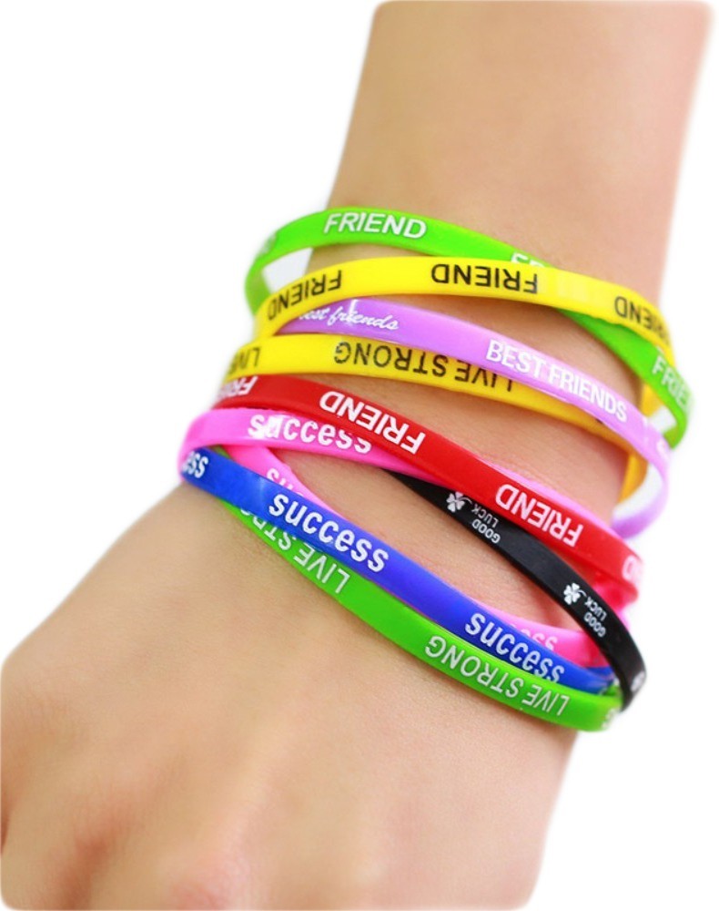 Buy GOMOYO Nothing is Impossible Exceed Your Own Expectations Motivational Silicone  Wristbands Eight Colors of Inspirational Rubber Bracelets  Bulk Options  for Teams Available Online at desertcartINDIA