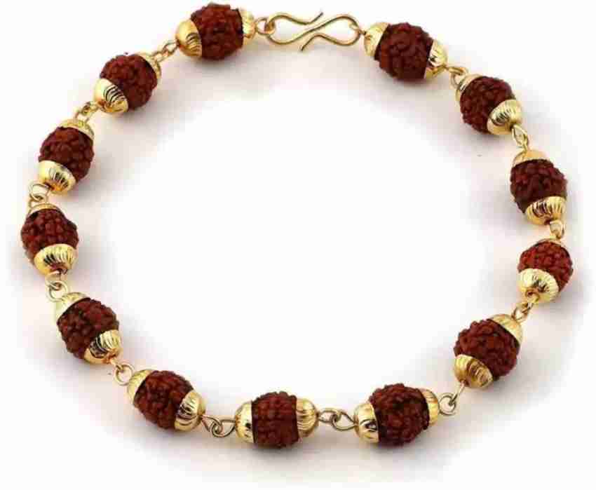 Rudraksha bracelet online gold price