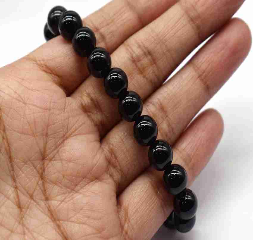 Buy Black Onyx Beads Bracelet Online in India – MCJ Jewels