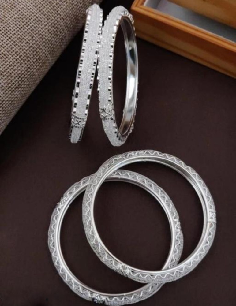 Silver bangles for on sale ladies with price